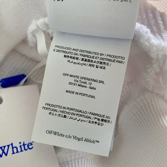 Off-White Blurr Book Over White Sweatshirt Size Medium